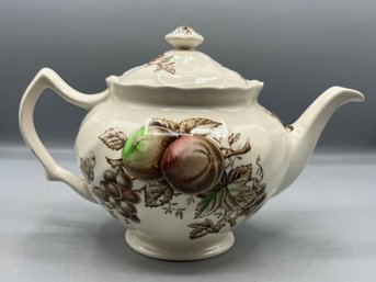 Hand Painted Ceramic Teapot - Made In England