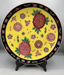 Hand Painted Ceramic Serving Platter - Made In Japan
