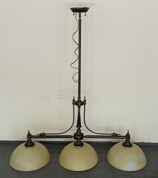 Decorative Metal 3-arm Ceiling Light Fixture