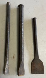 Cast Iron Chisels - 3 Total