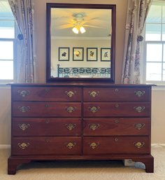 Frederick Duckloe & Bros Solid Wood 8-drawer Dresser With Mirror Included
