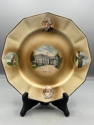 Vintage Johnson Bros Porcelain Washington DC The White House Platter - Made In England