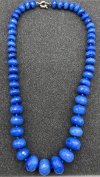 Blue Stone Beaded Necklace