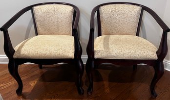 A.c. Furniture Co. Horseshoe Back Chairs- Pair Of 2