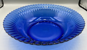 Colorex Cobalt Blue Glass Bowl