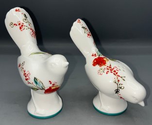 Lenox Simply Fine 'chirp' Porcelain Salt And Pepper Shaker Set  - 2 Total