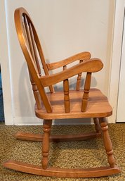 Solid Wood Childrens Rocking Chair - Made In The USA