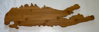 Totally Bamboo Long Island Shaped Charcuterie Board