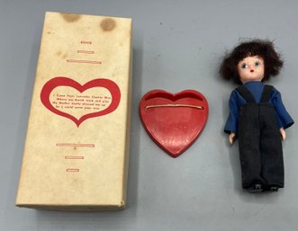 Vintage Amish Composition Doll - Box Included