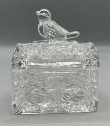 Hofbauer Co. The Byrdes Collection Mini Glass Trinket Box - Made In Germany