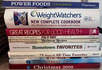 Assorted Lot Of Cookbooks (9 Books)