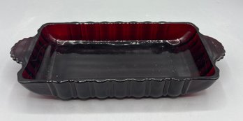 Anchor Hocking Ruby Red Candy Dish