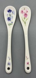 Narumi Porcelain Tea Spoons - 2 Total