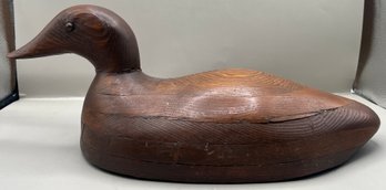 Vintage Wooden Duck Decoy