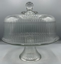 Glass Cake Platter With Lid