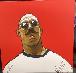 Charles Bronson Will Price Style Pop Art On Stretched Canvas