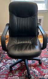 Faux Leather Adjustable Swivel Desk Chair