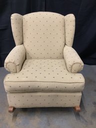 Jules Nicholas Bumble Bee Patterned Rocking Chair