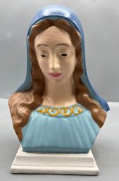 Hand Painted Ceramic Mother Mary Statue