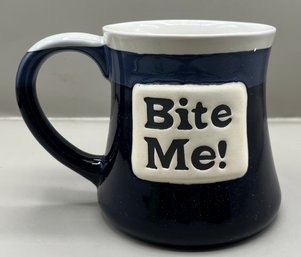 Ceramic Coffee Mug - Bite Me