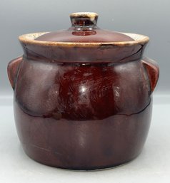 Decorative Ceramic Glazed Lidded Jar