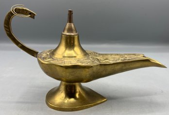 Vintage Brass Engraved Incense Burner