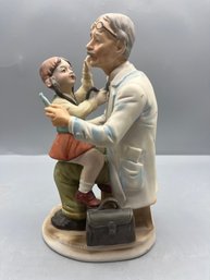 Amico Inc 1975 Hand Painted Porcelain Figurine - Doctor