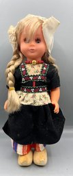 Vintage Dovina Rotterdam Celluloid Doll - Made In Holland