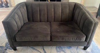 Cindy Crawford Home Microsuede Love Seat