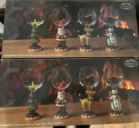 Home Essentials 16oz Wine Goblets - 8 Total - 2 Boxes Included