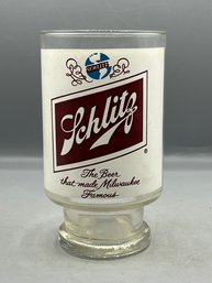 Vintage Schlitz Brewing Company Beer Glass