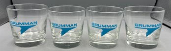 Mid-century Grumman Whiskey Rock Glassware Set - 4 Total