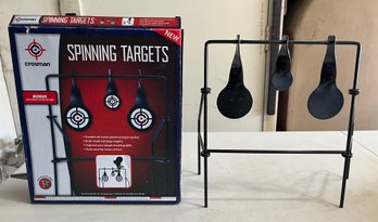 Crosman Metal Spinning Pellet Target Set With Box