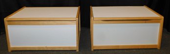 P.J. Kids Laminated Wooden Storage Trunks - 2 Total