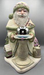 Portfolio By Pfaltzgraff 2000 Naturewood Ceramic Santa Claus Cookie Jar