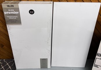 Blick Premier Stretched Canvas 18 X 36- 4 Piece Lot