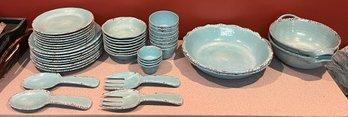 Tommy Bahama Melamine Tableware Set - 45 Pieces Total