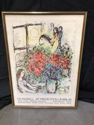 Chagall At Pace / Columbus Framed Print