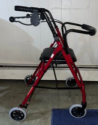 Guardian Aluminum Frame Folding Walker - 250lbs Capacity