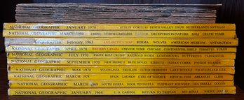 1960s- 70s National Geographic Magazines & School Bulletins Lot