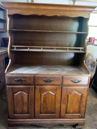 Solid Wood Maple China Hutch