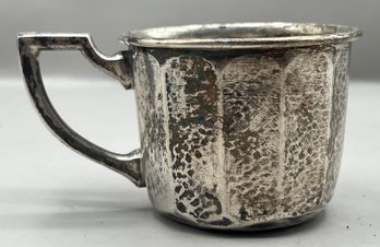 Vintage Sterling Silver Demitasse Cup - 1.14 OZT