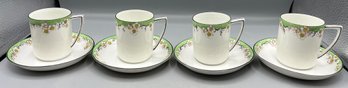 Nippon Hand Painted Porcelain Demitasse Set - 11 Pieces Total - Made In Japan