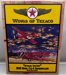 Wings Of Texaco Spokane Sun God 1929 Buhl CA-6 Sesquiplane 9th In Series Die Cast Metal Coin Bank