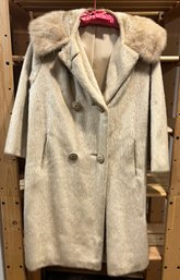 Womens Fur Coat With Alexanders Wool Jacket Liner Included