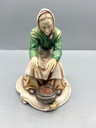 A. Borsato Porcelain Figurine - Made In Italy