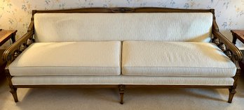 Solid Wood Custom Upholstered Sofa