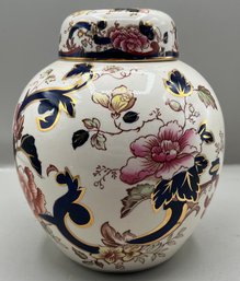 Masons Ironstone Mandalay Pattern Ginger Jar - Made In England