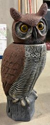1997 Dalen Products Outdoor Plastic Owl Bobble Head Statue