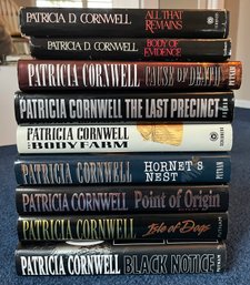 Patricia Cornwell Assorted Books - 10 Total